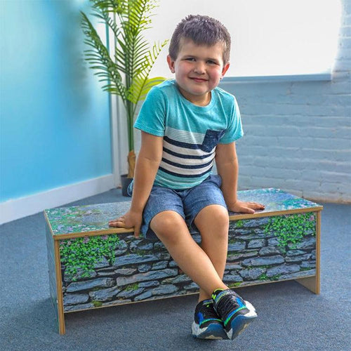 WB0954 - Nature View Stone Wall Bench 10