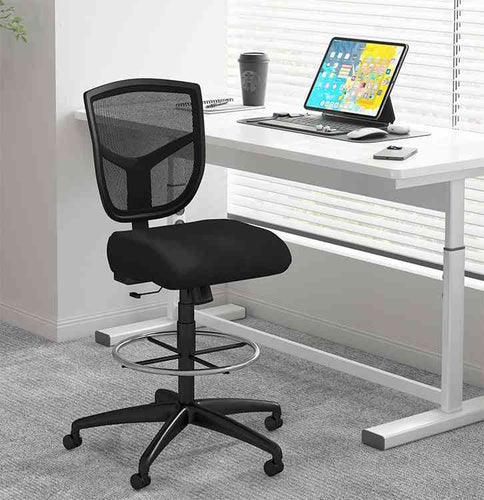 B16020 - Contract Mesh Drafting Stool  by Boss