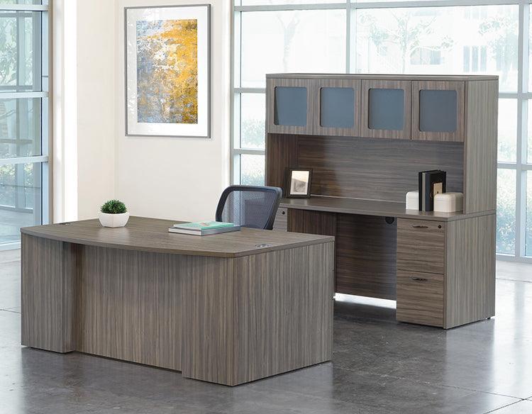 NAPTYP211 - Napa Desk w/Credenza Step-Front Office Suite by OSP