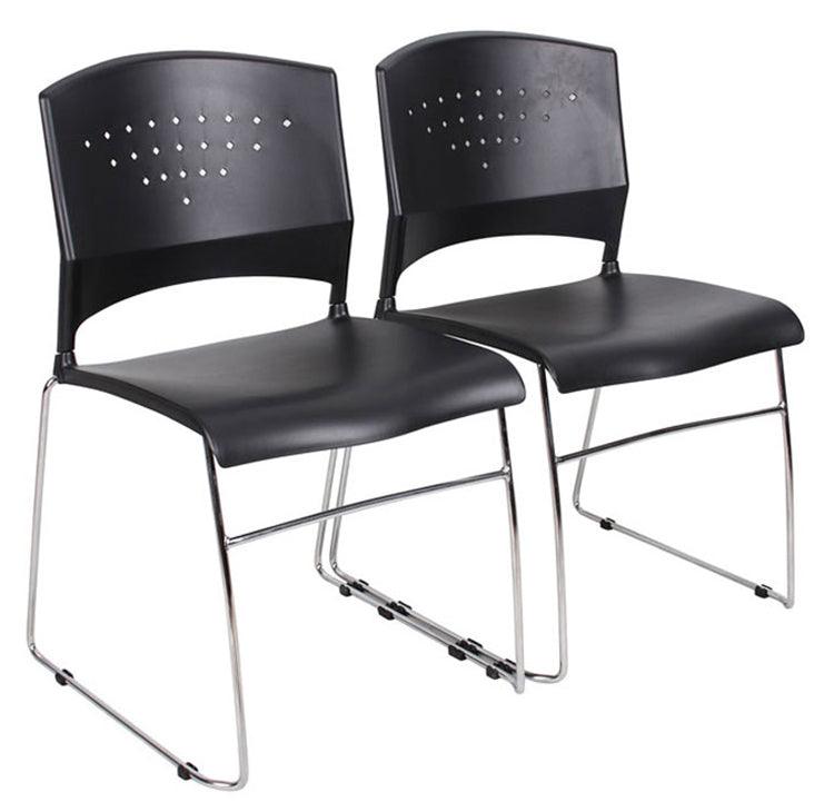 B1400-2 - Economical Stack Chair, Set of Two Chairs  by Boss