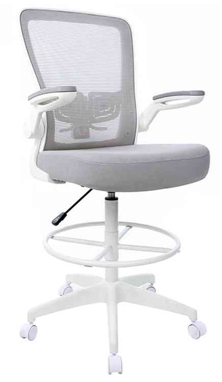 B16366 - Mesh Drafting Stool w/Flip Arms by Boss