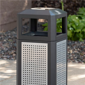 9933 - Evos™ Series Steel, Ash Urn, Side Open, 15 Gal by Safco