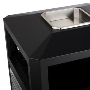9933 - Evos™ Series Steel, Ash Urn, Side Open, 15 Gal by Safco