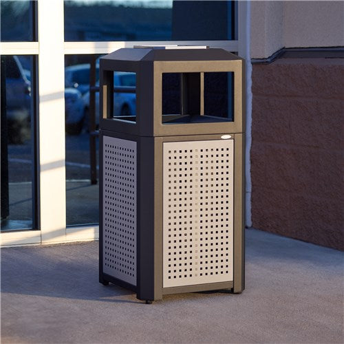 9933 - Evos™ Series Steel, Ash Urn, Side Open, 15 Gal by Safco