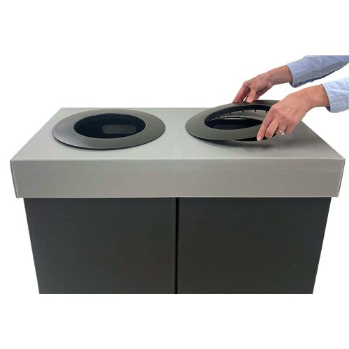 9794 - At-Your-Disposal® Recycling Center Double by Safco