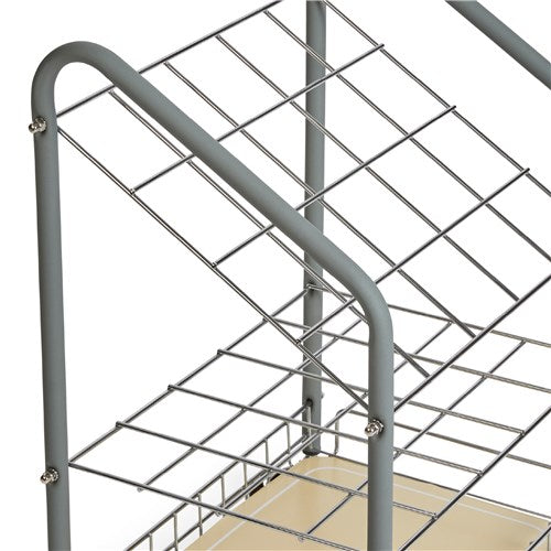 3091 - Tubular Steel Wire Roll File, 20 Compartment  2.75" sq. by Safco