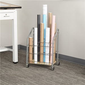3091 - Tubular Steel Wire Roll File, 20 Compartment  2.75" sq. by Safco