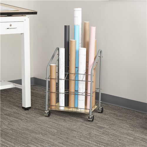 3091 - Tubular Steel Wire Roll File, 20 Compartment  2.75" sq. by Safco