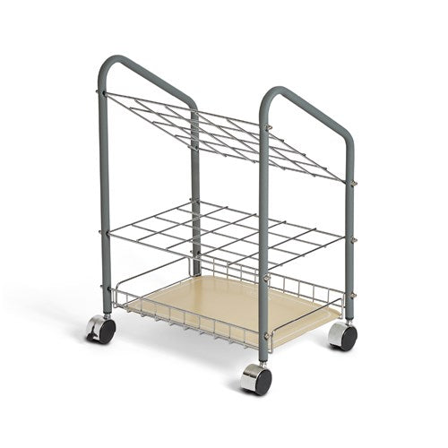 3091 - Tubular Steel Wire Roll File, 20 Compartment  2.75" sq. by Safco