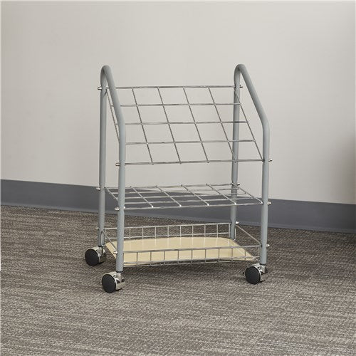 3091 - Tubular Steel Wire Roll File, 20 Compartment  2.75" sq. by Safco