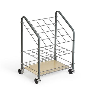 3091 - Tubular Steel Wire Roll File, 20 Compartment  2.75" sq. by Safco