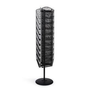 5577 - Onyx™ Rotating Mesh Magazine Stand, by Safco