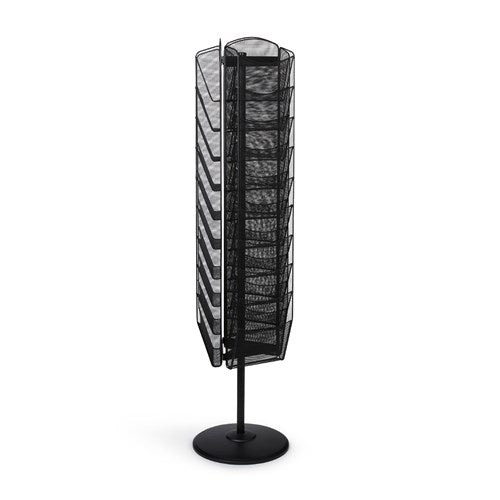 5577 - Onyx™ Rotating Mesh Magazine Stand, by Safco