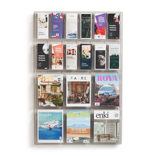 5600 - Reveal™ 6 Magazine and 12 Pamphlet Display by Safco