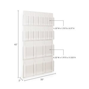 5600 - Reveal™ 6 Magazine and 12 Pamphlet Display by Safco