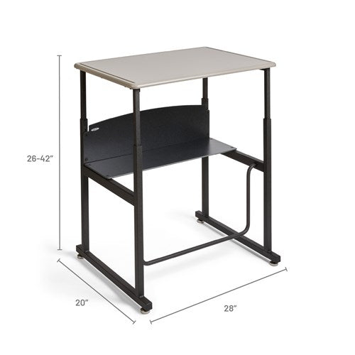 1201 - Safco AlphaBetter® 28" x 20" Adjustable-Height Stand-Up Desk