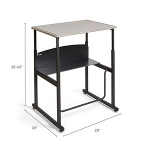 1201 - Safco AlphaBetter® 28" x 20" Adjustable-Height Stand-Up Desk