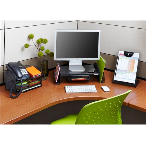 2159 - Onyx Mesh Monitor Stand by Safco