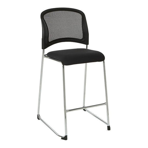 88627C2 - Tall Stacking Visitors Chair w/ Breathable Mesh Back (2 pack) by Office Star