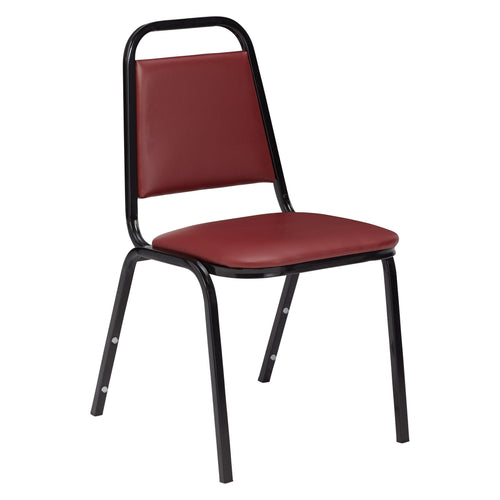 9100 Basics by NPS 4 pack Vinyl Upholstered Stack Chair