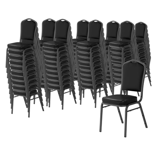 9300 - NPS 2 Pack Deluxe Upholstered Banquet Stack Chair