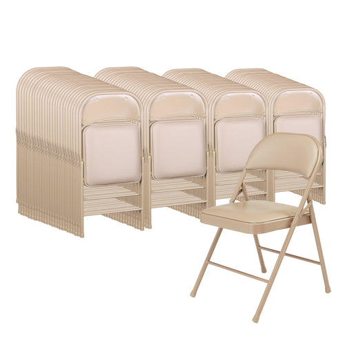 950 - NPS 950 Series 4 pack Vinyl Padded Steel Folding Chair