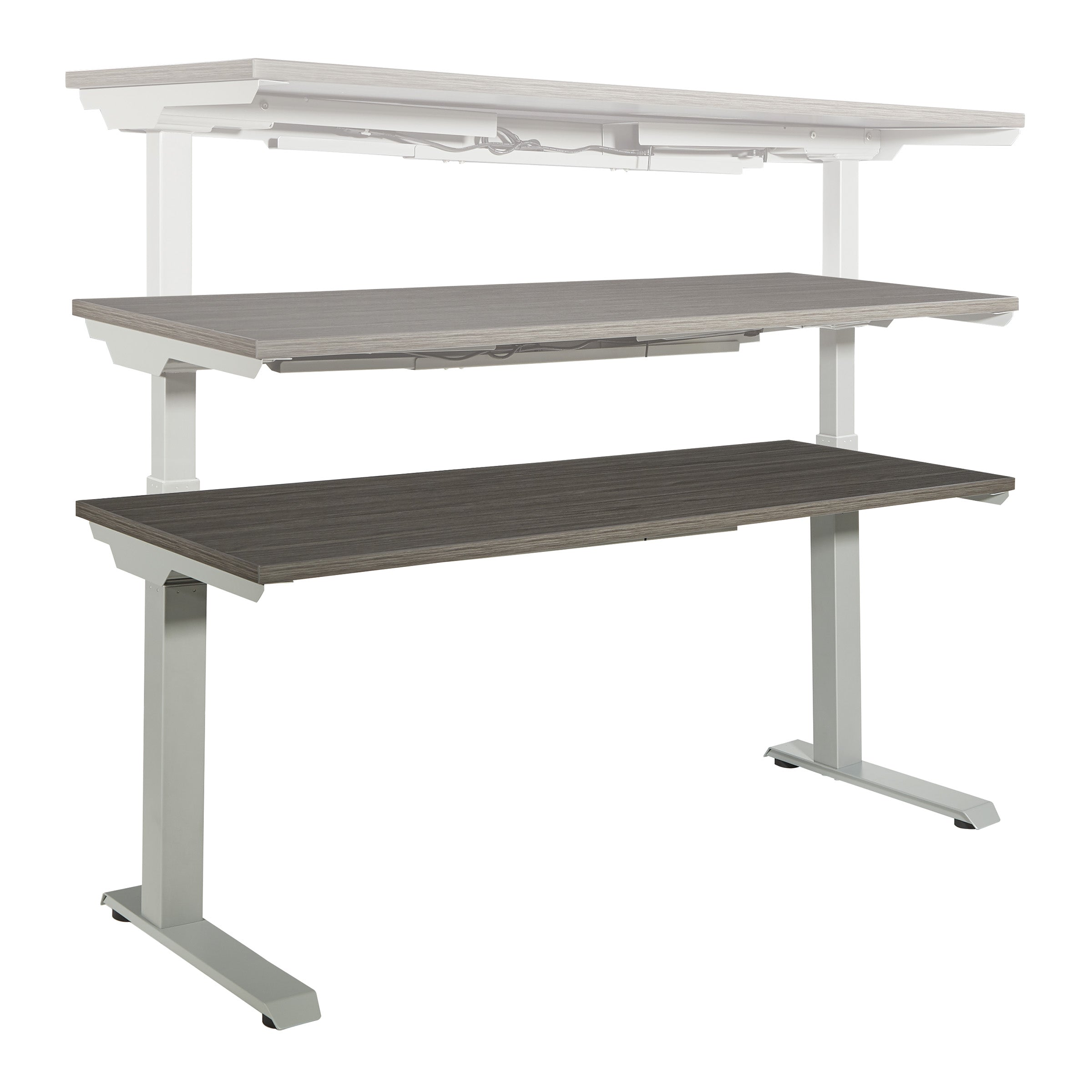 A322448 - Ascend Electric 3 Stage Adjustable Height All Purpose Tables 24"D, by OSP