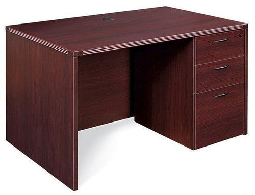 AM3060N - Amber Single Full Pedestal Desks, 4 sizes by Cherryman