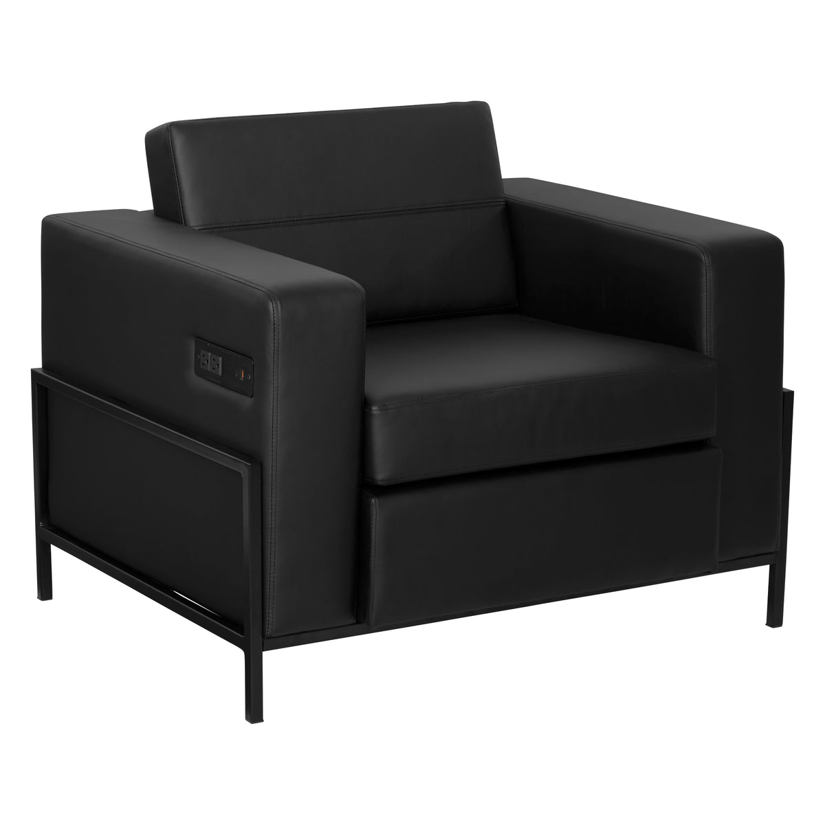 ARCT51 - Arctic Executive Lounge Armchair with USB Charging by Office Star Products