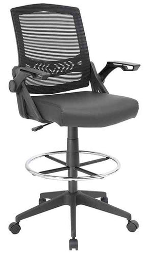 B16223 - Mesh Drafting Stool w/Flip Arms by Boss