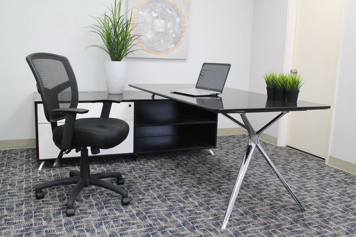 B6023 - Multi Function Task Chair, Mesh Back by Boss