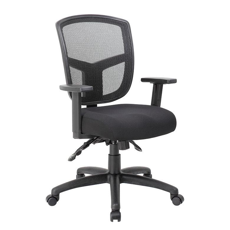 B6023 - Multi Function Task Chair, Mesh Back by Boss