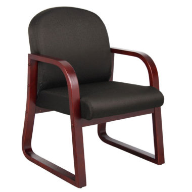 B9570 - Mahogany Finish Guest Chair by Boss