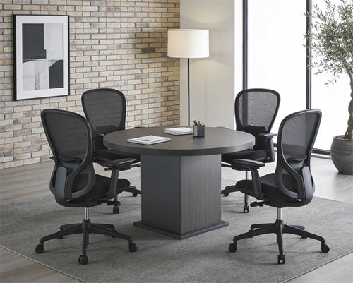BA405 - Bravo 4' Round Modern Conference Table by Everforest