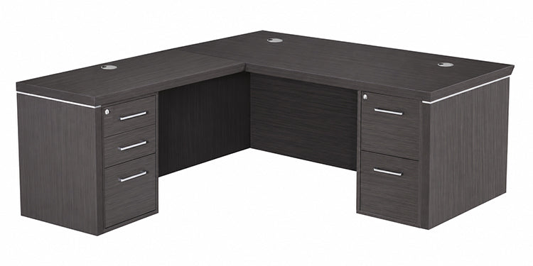 BA102L - Bravo Executive Modern 'L' Shape Desk by Everforest