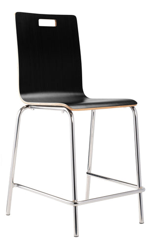 BCM22 - National Public Seating 4 Pack Stackable Bushwick Bentwood Counter Height Chair