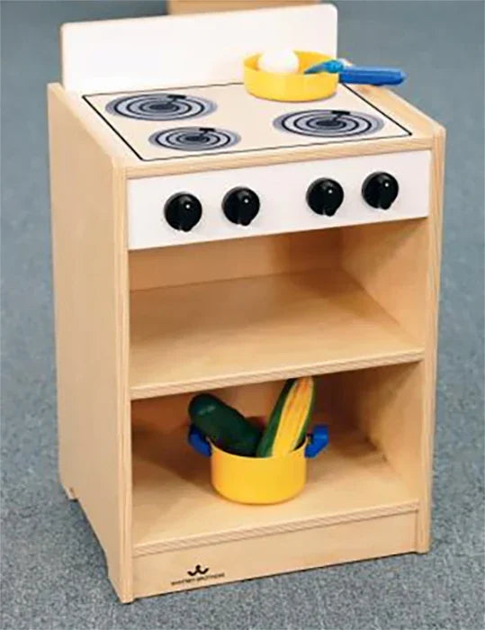 WB7225 - Play Toddler Stove-White by Whitney Bros