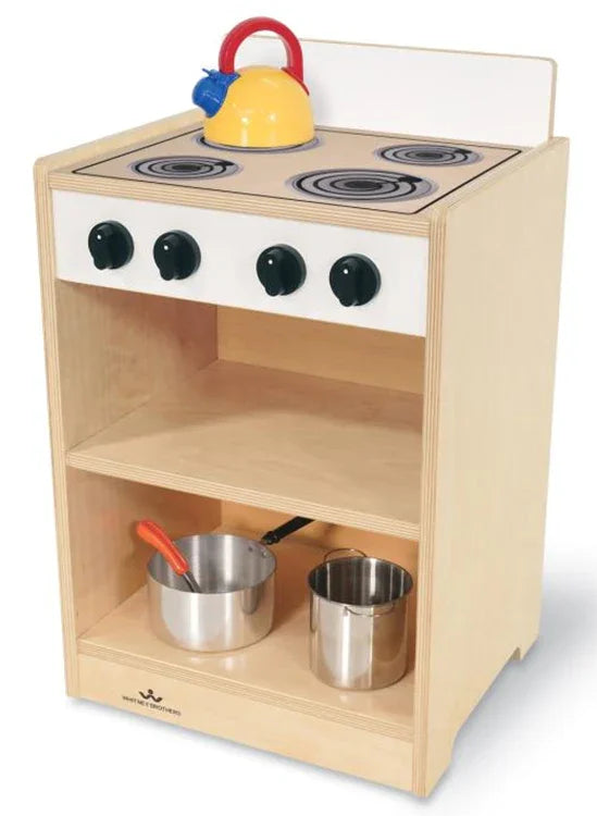 WB7225 - Play Toddler Stove-White by Whitney Bros