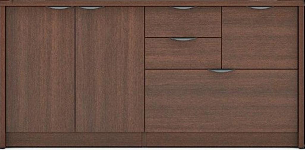 CA256 - Deluxe Series 4 Drawer & Storage Credenza by Candex