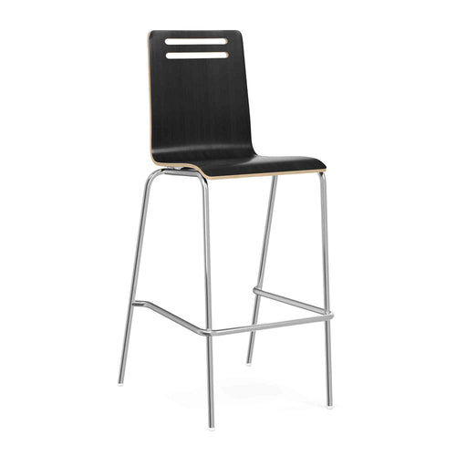 OSST7005 - OfficeSource Rowan Square Bentwood Bar Height Café Stool