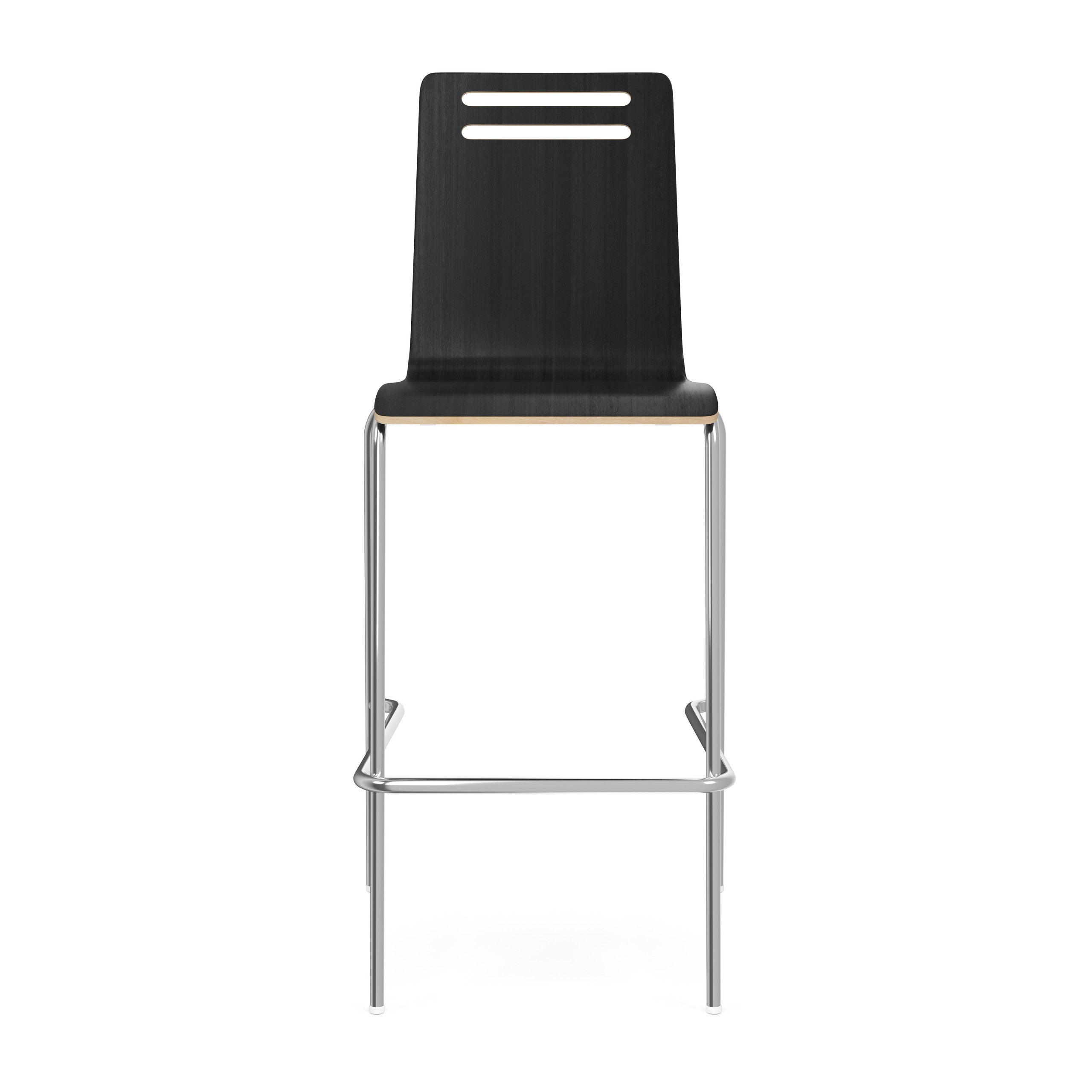 OSST7005 - OfficeSource Rowan Square Bentwood Bar Height Café Stool