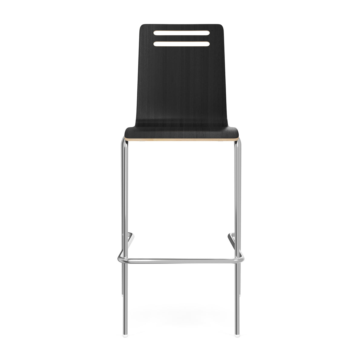 OSST7005 - OfficeSource Rowan Square Bentwood Bar Height Café Stool