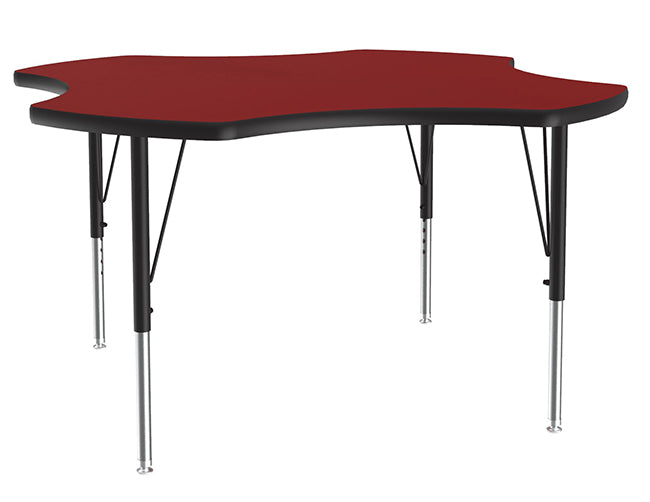 A48-CLO Clover Shape Deluxe Activity Table by Correll