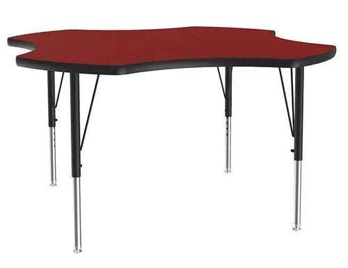 A48-CLO Clover Shape Deluxe Activity Table by Correll