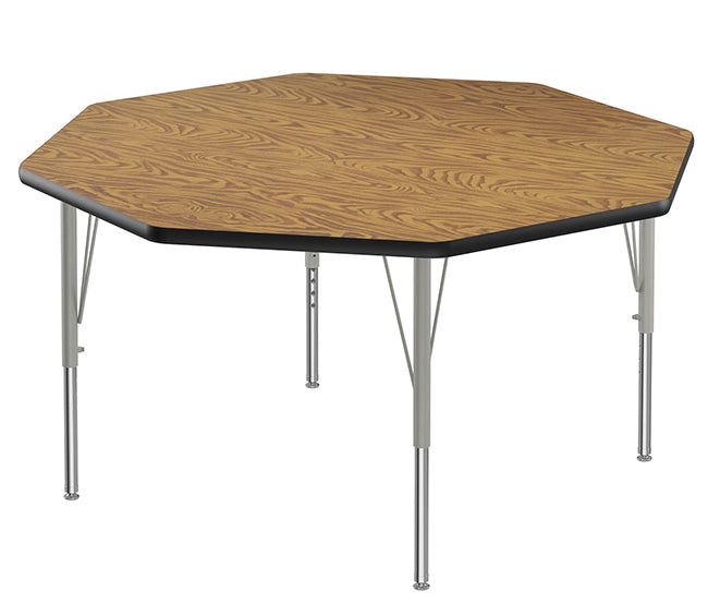 A48TF-OCT Octagonal Shape Thermal Fused Top Activity Table by Correll