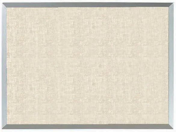 DV1824 - Aluminum Frame Burlap Weave Vinyl Bulletin Boards 10 Sizes by Aarco