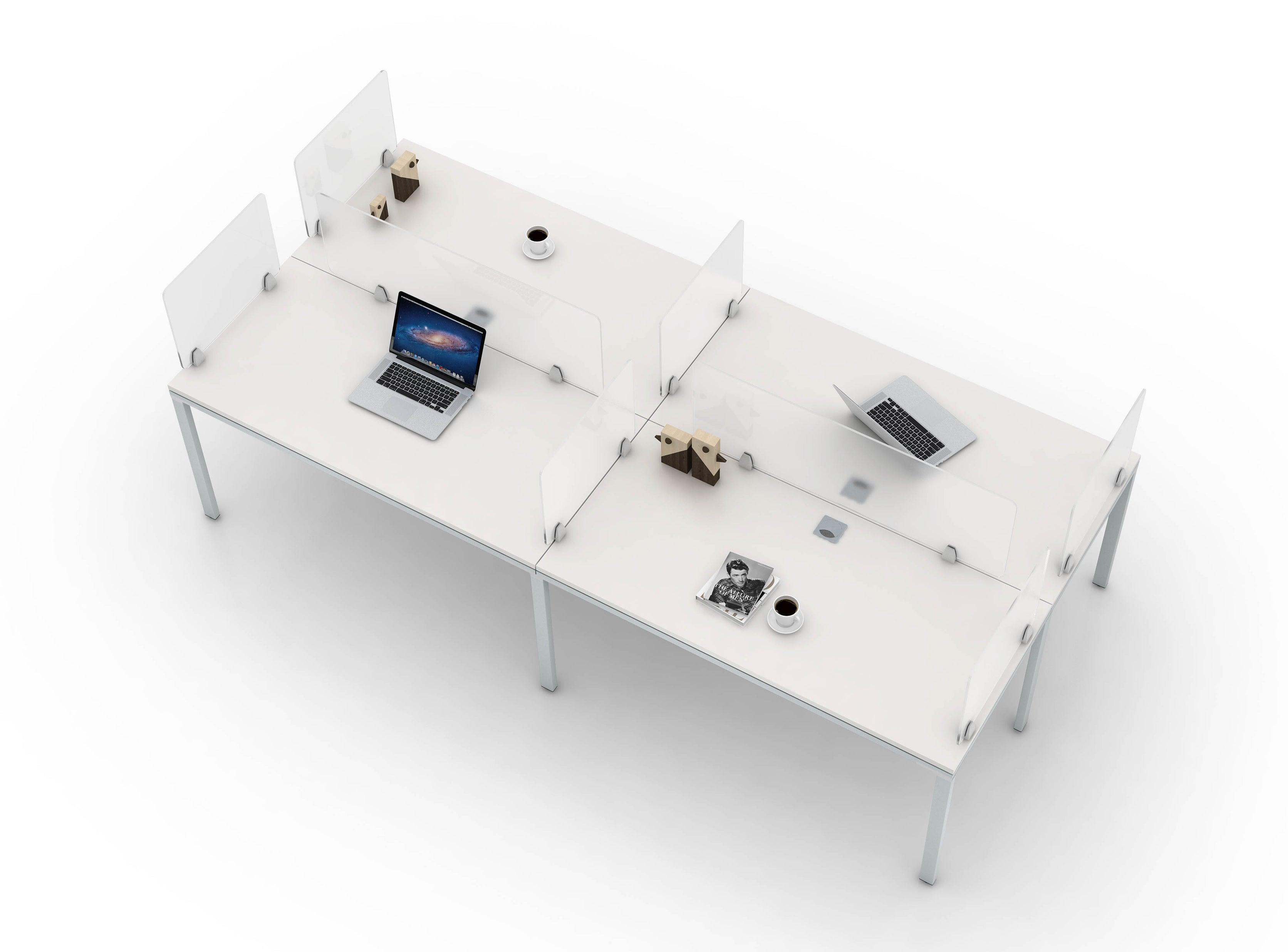 SGSD015 - Simple System 4 Person Facing Benching System Workstations