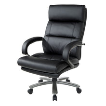 Load image into Gallery viewer, ECH95297BT - Big &amp; Tall Executive Chair w/ Padded Loop Arms &amp; Titanium Base by Office Star
