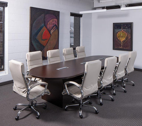 FL1327C - Padded High Back Faux Leather Chair by Office Star