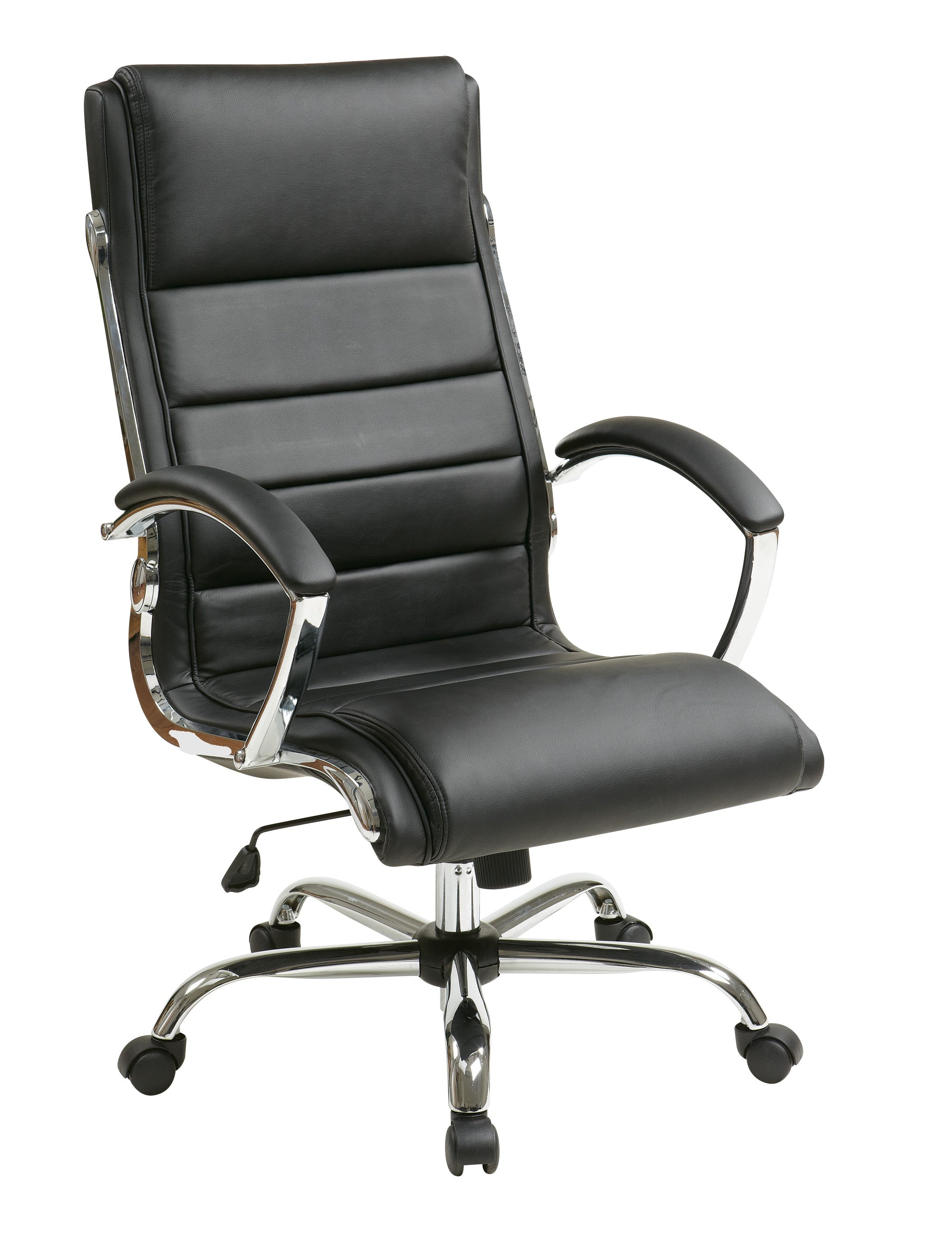 FL1327C - Padded High Back Faux Leather Chair by Office Star
